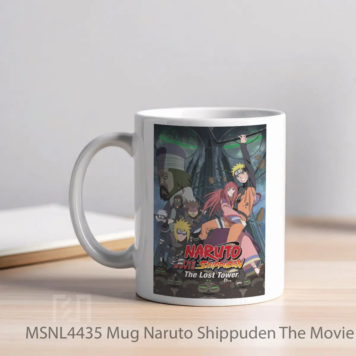 Mug Naruto Shippuden The Movie The Lost Tower Gelas Keramik Tema Film MSNL4435 - Tampak Kiri