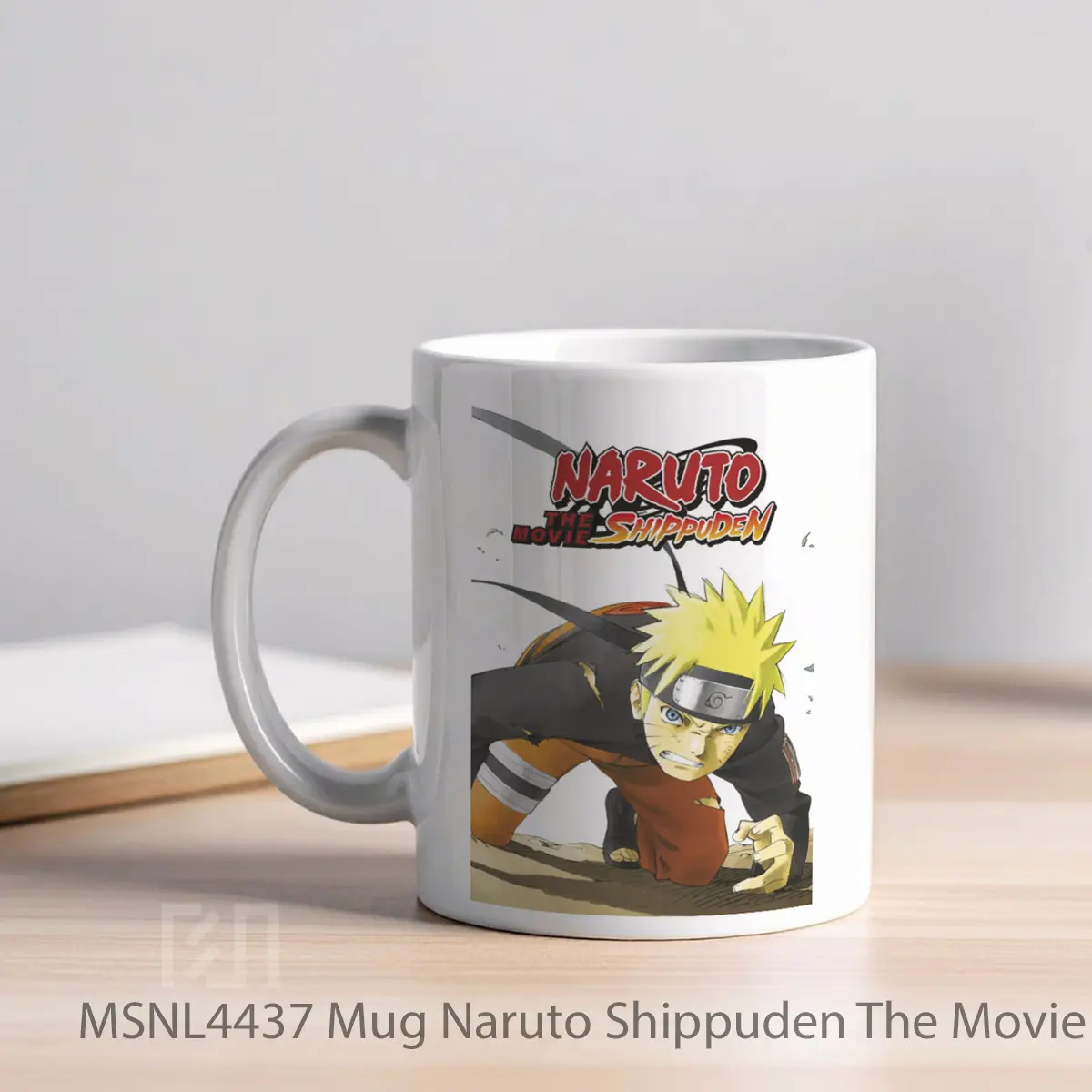 Mug Naruto Shippuden The Movie Gelas Keramik Tema Film MSNL4437 - Tampak Kiri