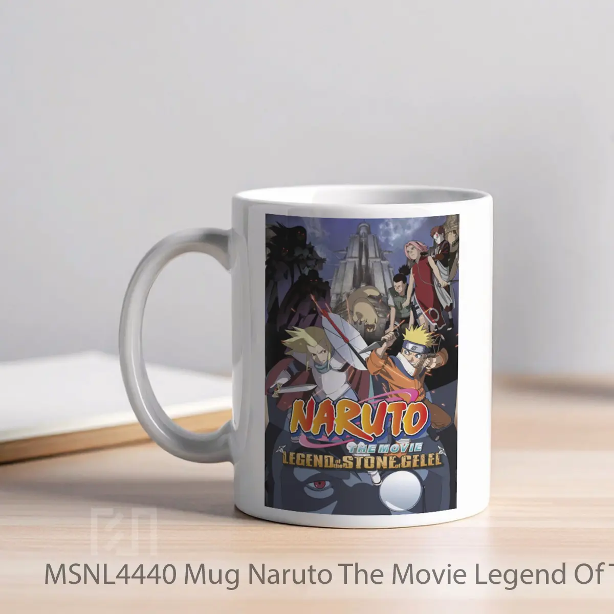Mug Naruto The Movie Legend Of The Stone Of Gelel Gelas Keramik Tema Film MSNL4440 - Tampak Kiri