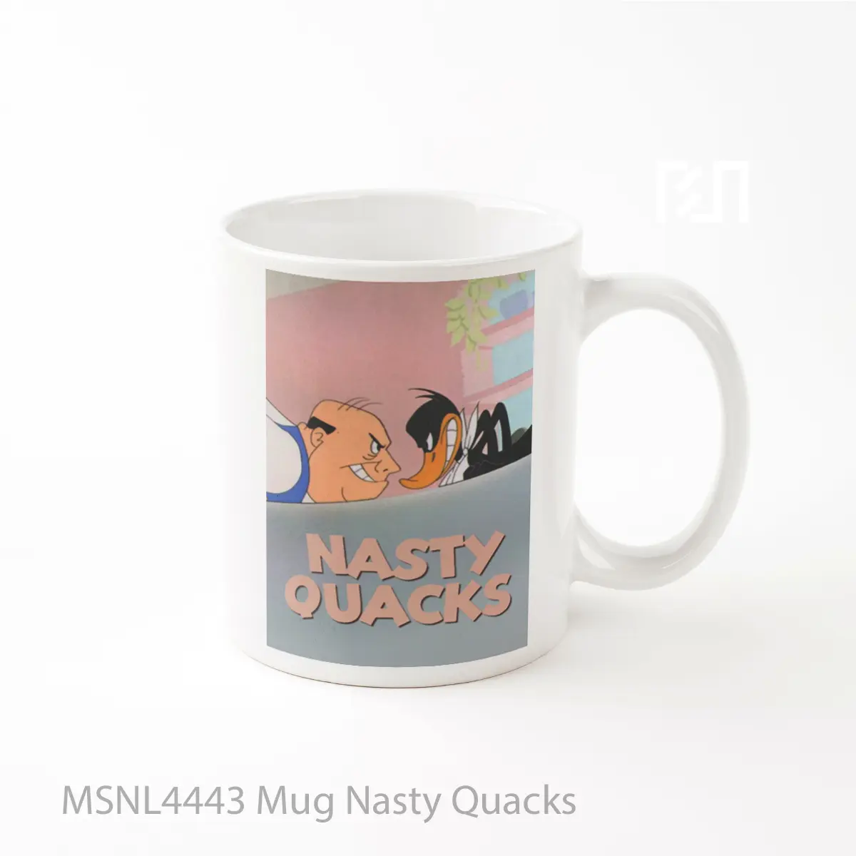 Mug Nasty Quacks Gelas Keramik Tema Film MSNL4443