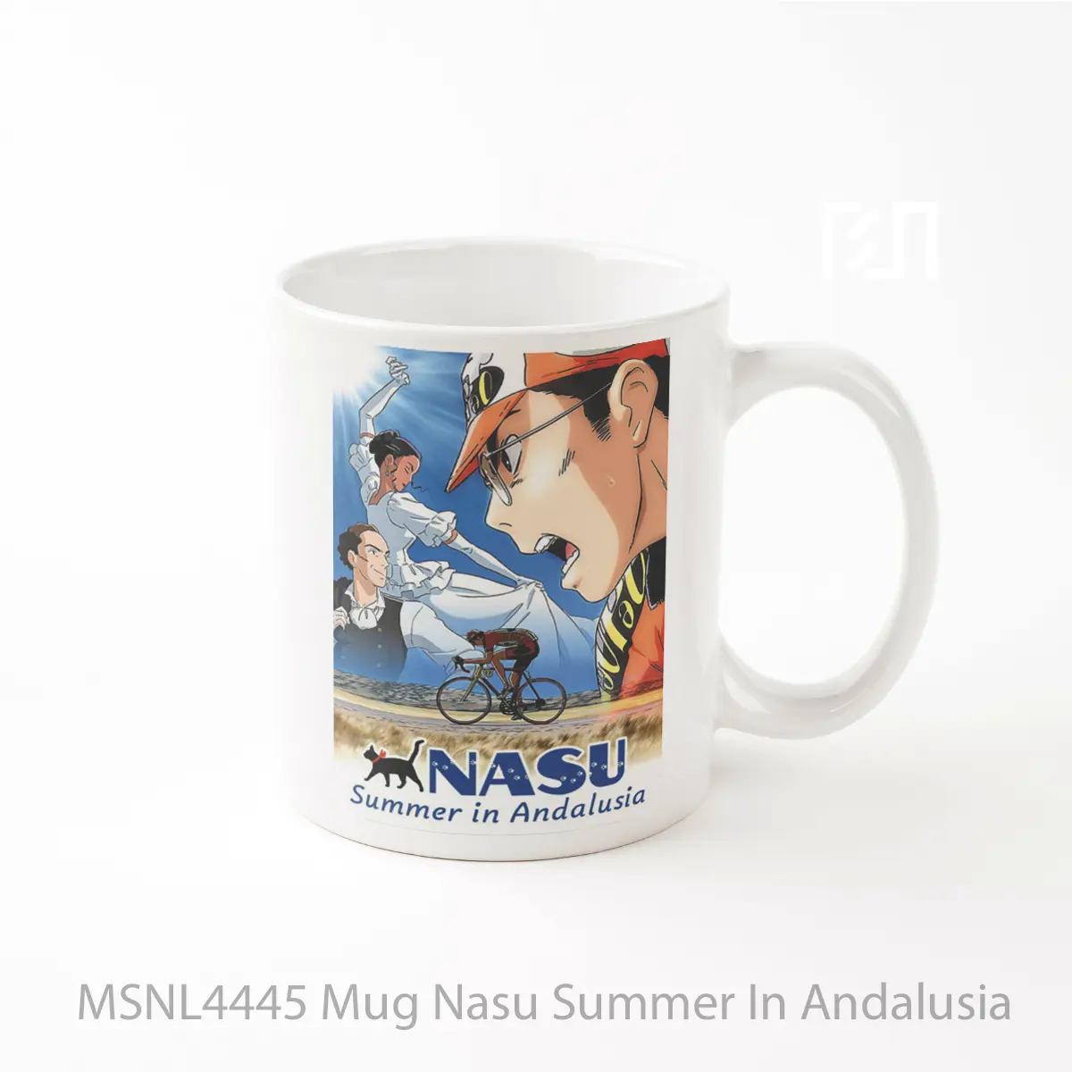 Mug Nasu Summer In Andalusia Gelas Keramik Tema Film MSNL4445