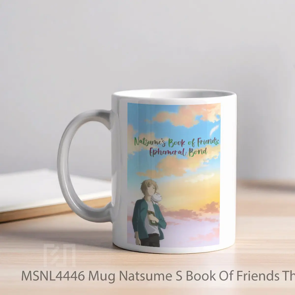 Mug Natsume S Book Of Friends The Movie Ephemeral Bond Gelas Keramik Tema Film MSNL4446 - Tampak Kiri