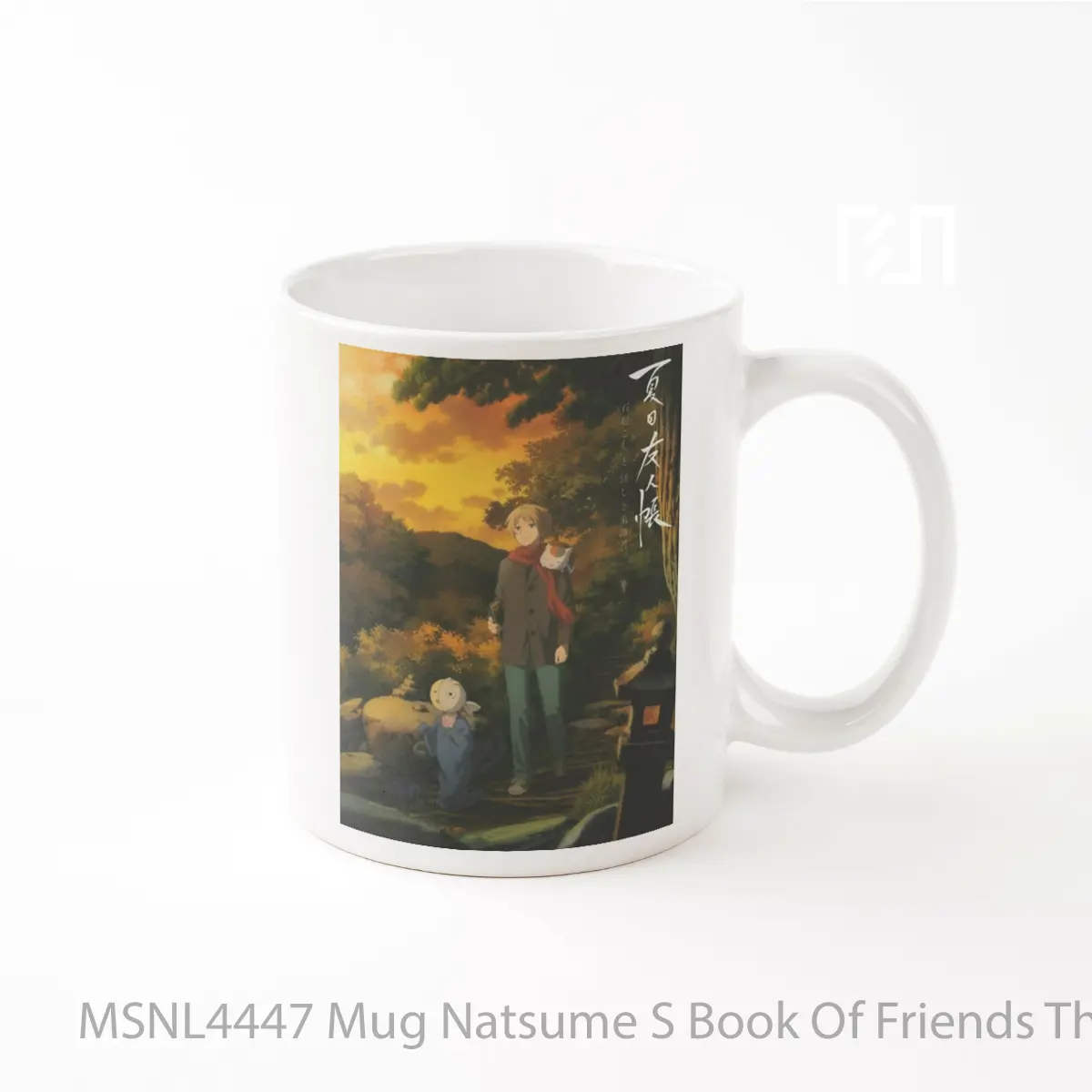 Mug Natsume S Book Of Friends The Waking Rock And The Strange Visitor Gelas Keramik Tema Film MSNL4447