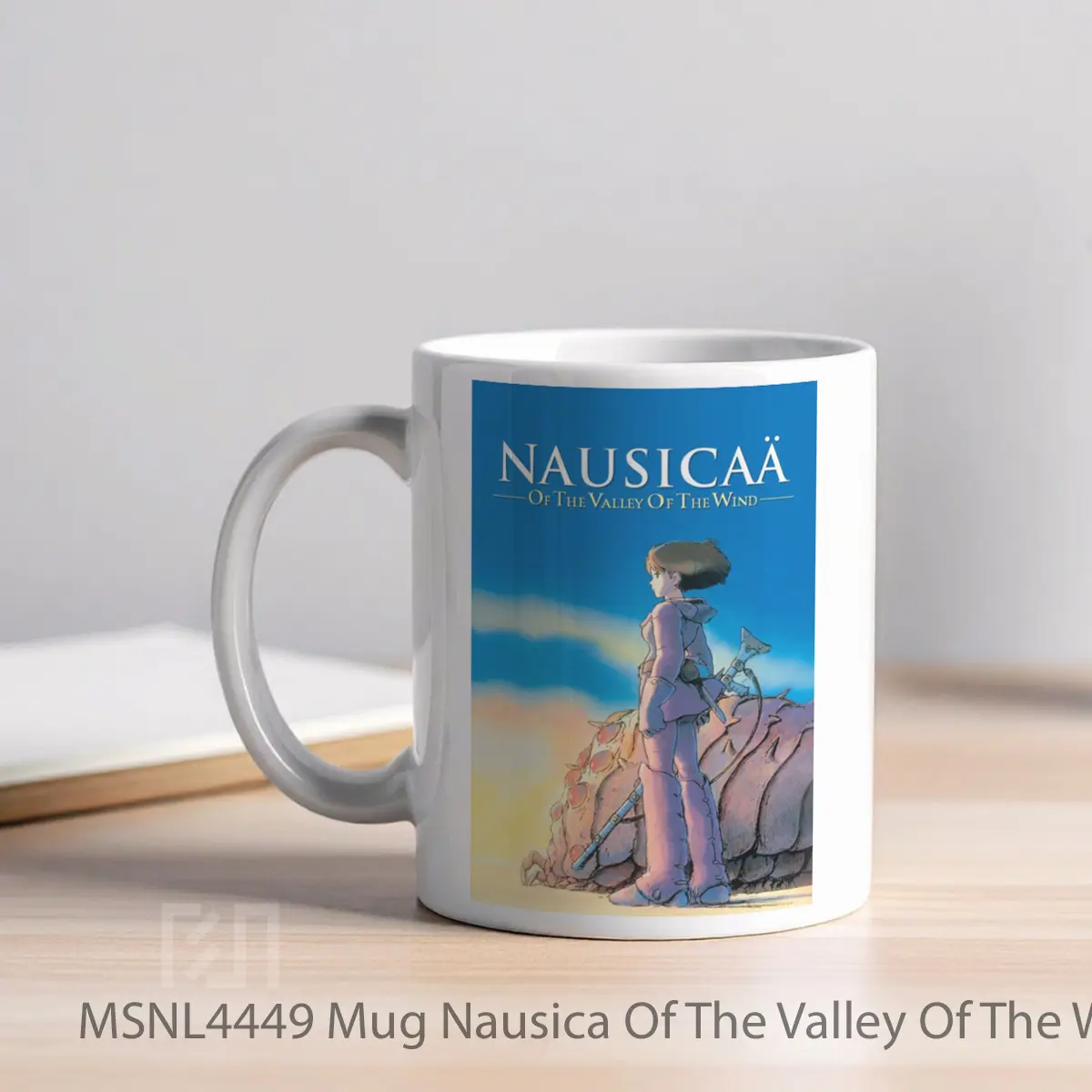 Mug Nausica Of The Valley Of The Wind Gelas Keramik Tema Film MSNL4449 - Tampak Kiri