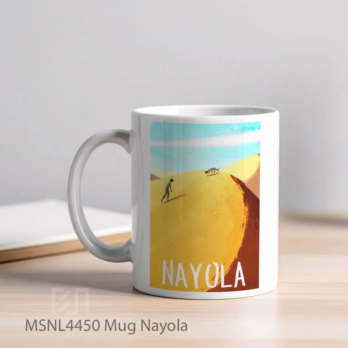 Mug Nayola Gelas Keramik Tema Film MSNL4450 - Tampak Kiri