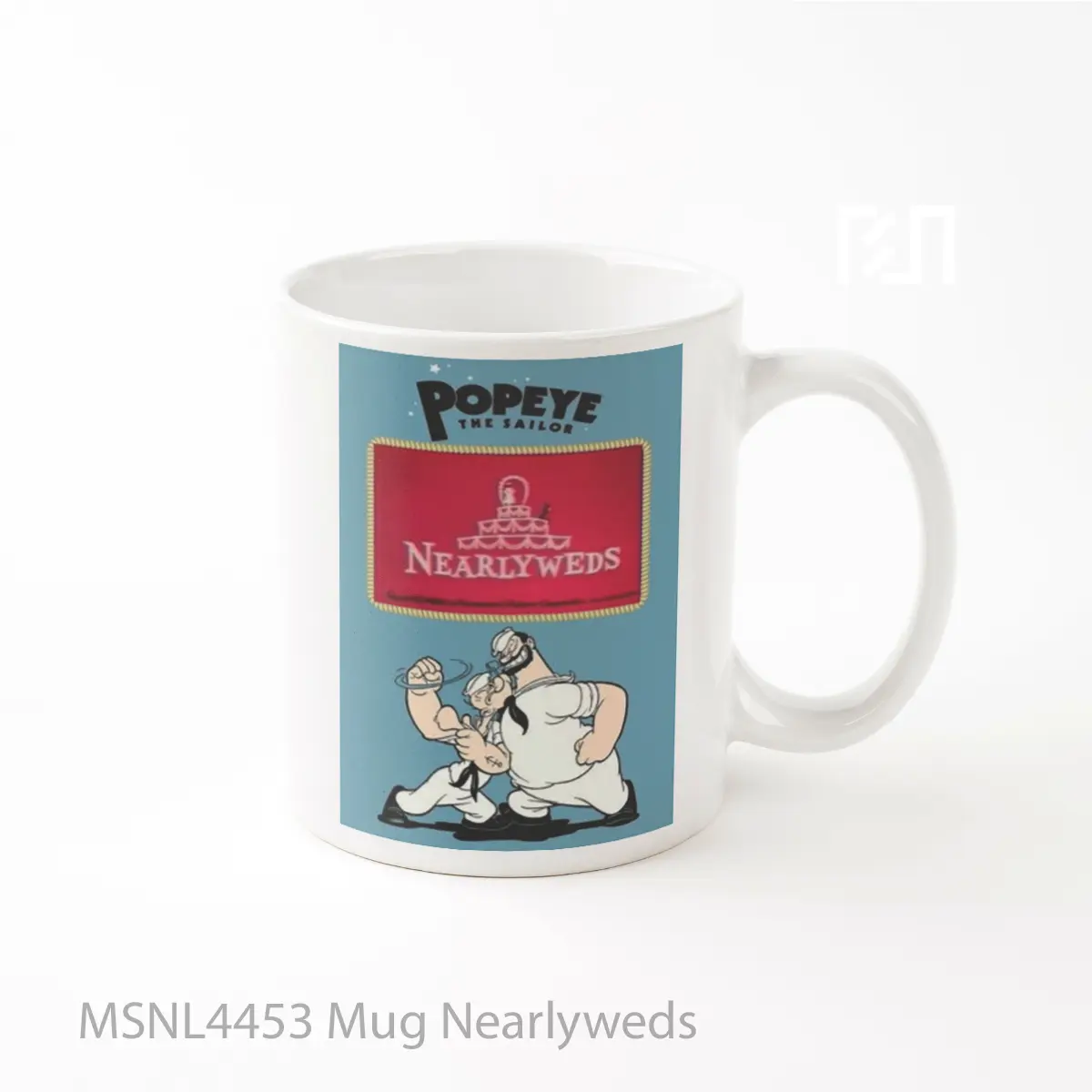 Mug Nearlyweds Gelas Keramik Tema Film MSNL4453