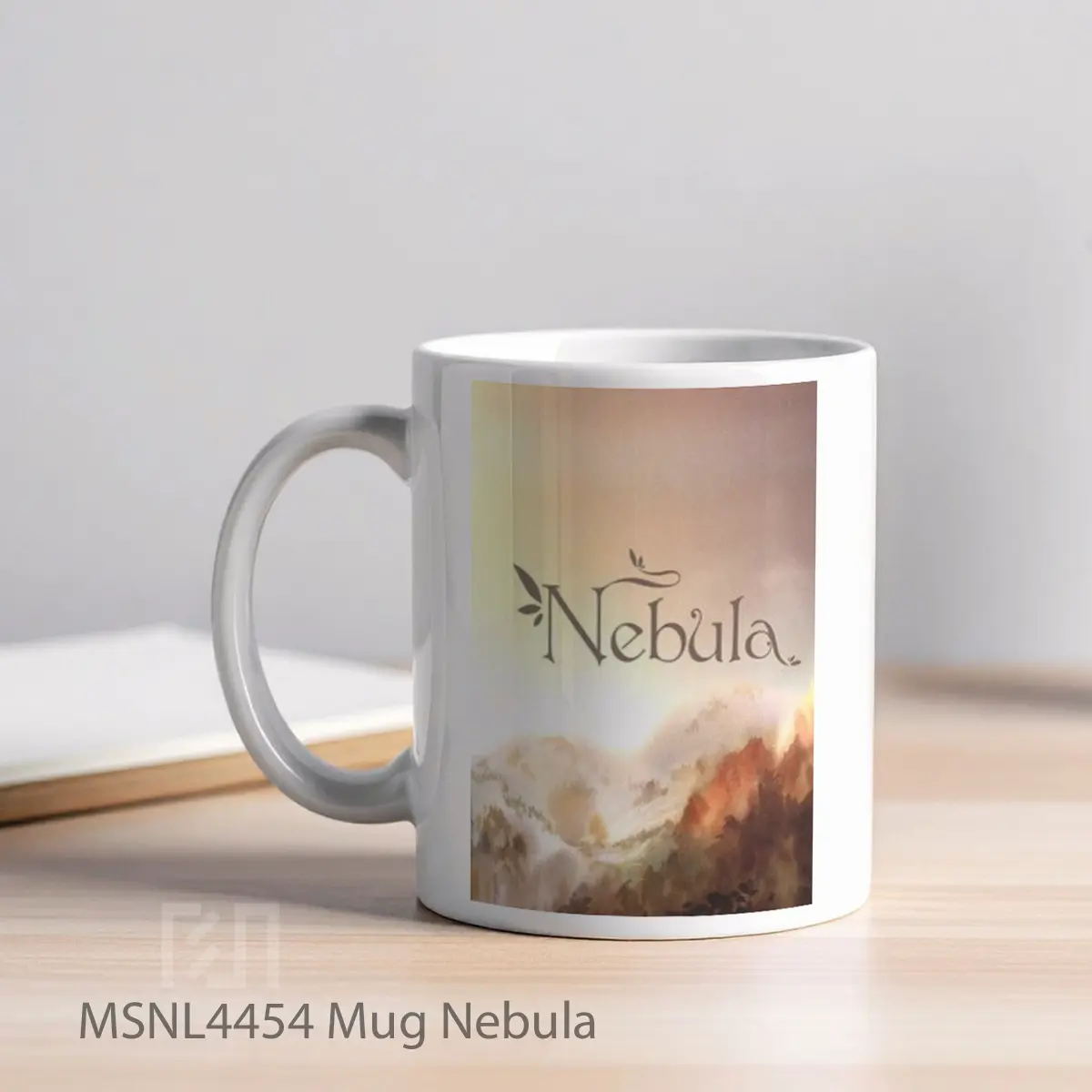 Mug Nebula Gelas Keramik Tema Film MSNL4454 - Tampak Kiri
