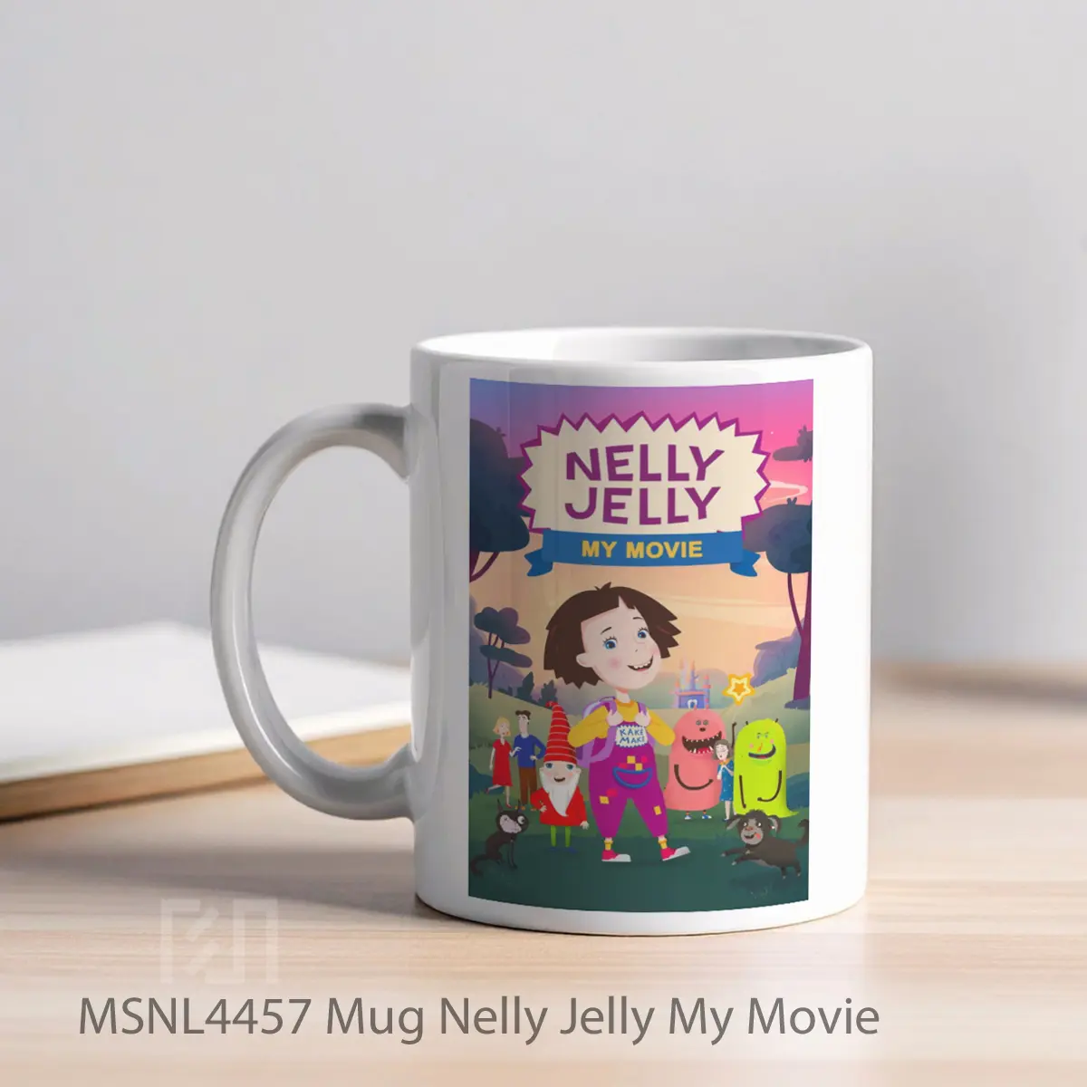 Mug Nelly Jelly My Movie Gelas Keramik Tema Film MSNL4457 - Tampak Kiri