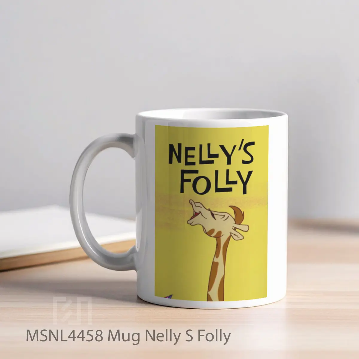 Mug Nelly S Folly Gelas Keramik Tema Film MSNL4458 - Tampak Kiri