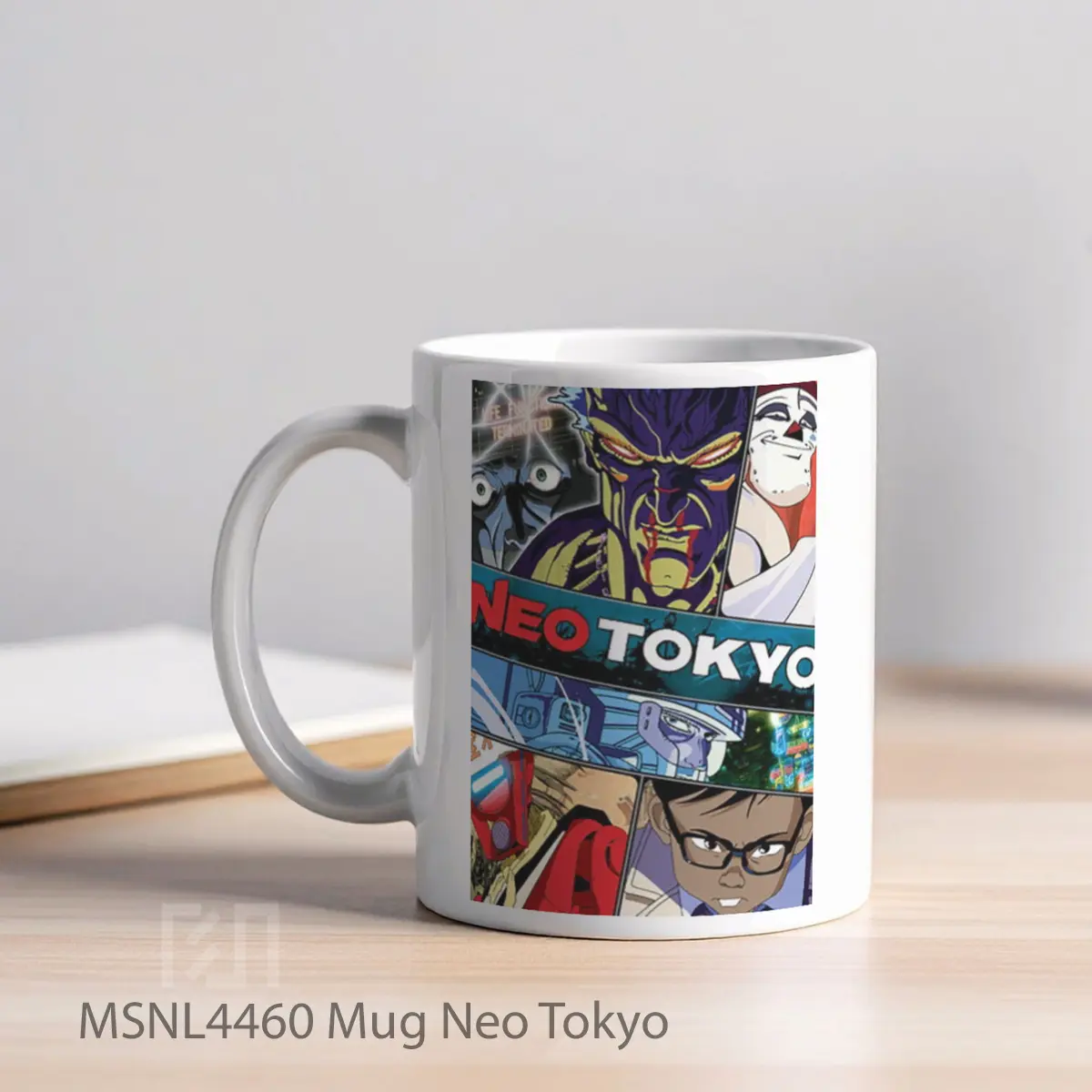 Mug Neo Tokyo Gelas Keramik Tema Film MSNL4460 - Tampak Kiri