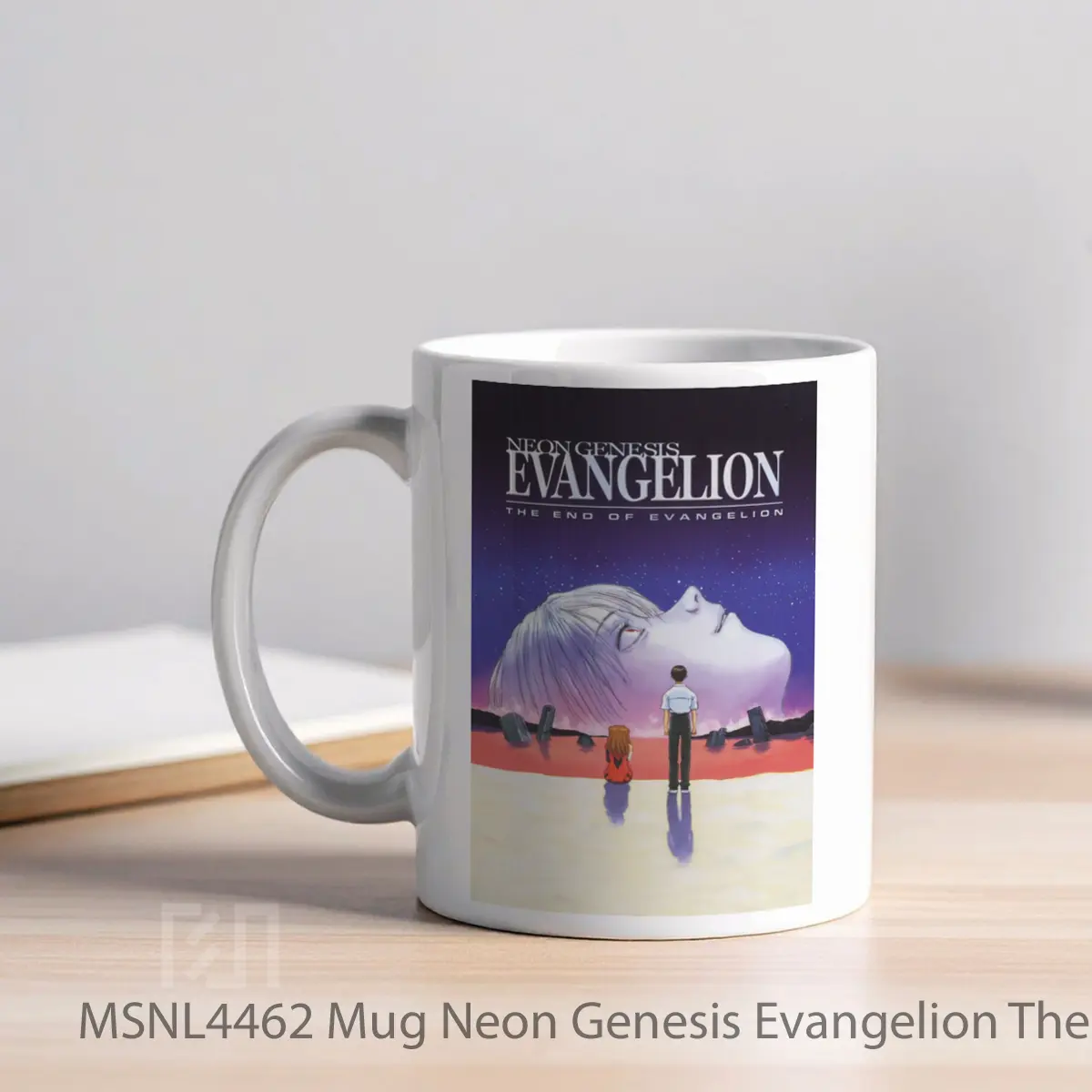 Mug Neon Genesis Evangelion The End Of Evangelion Gelas Keramik Tema Film MSNL4462 - Tampak Kiri