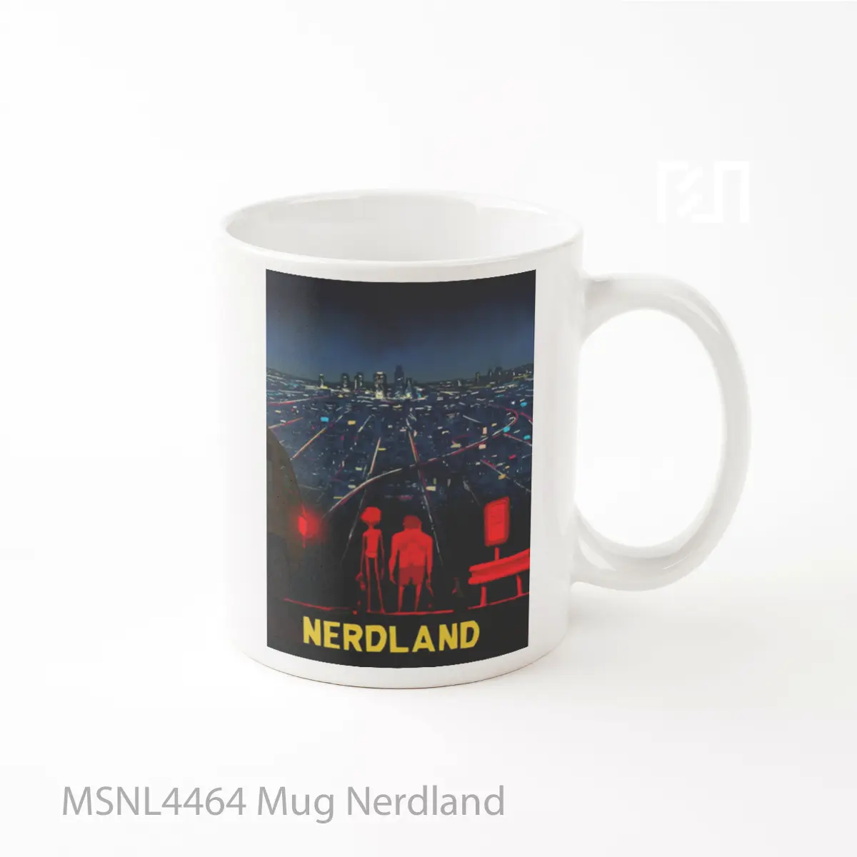 Mug Nerdland Gelas Keramik Tema Film MSNL4464