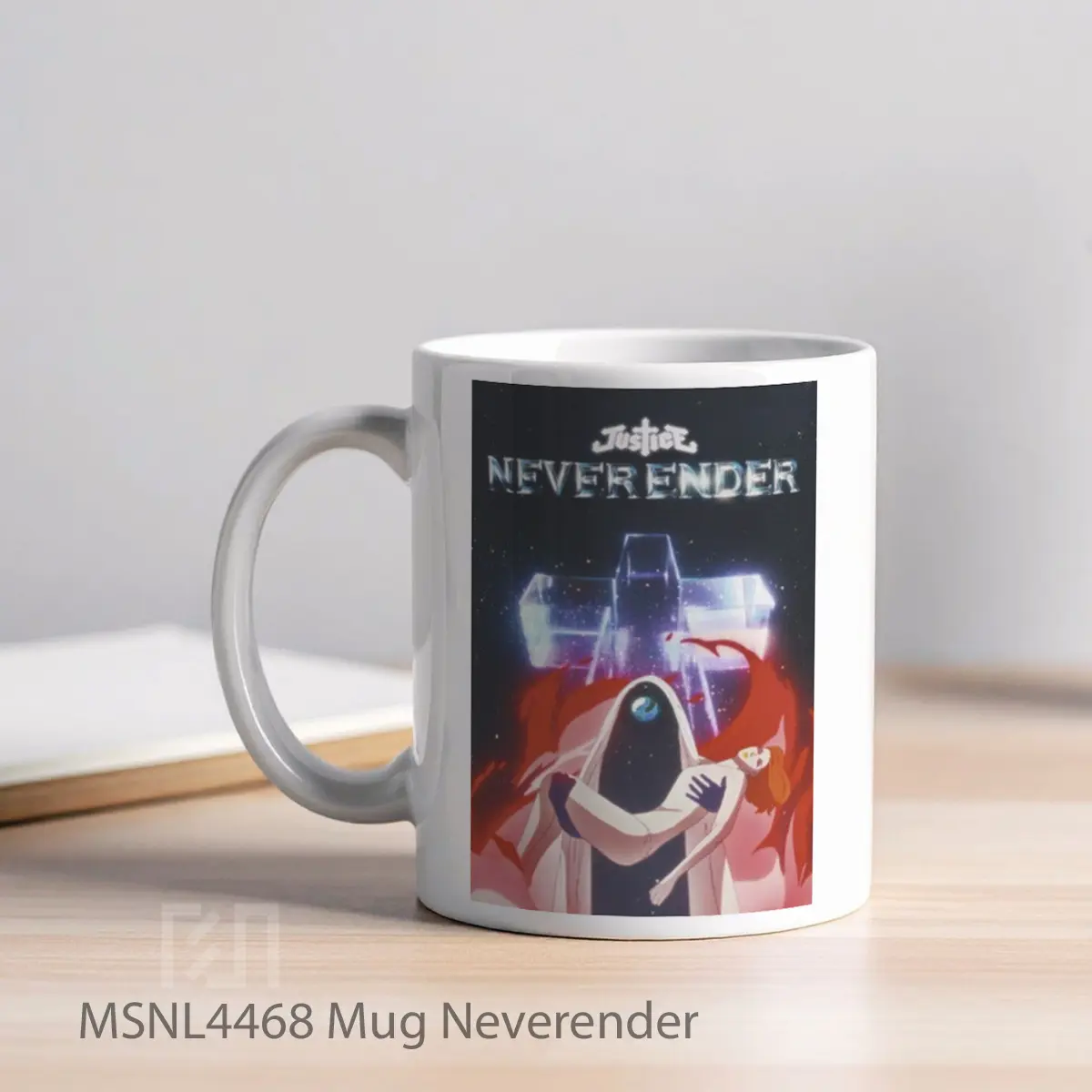 Mug Neverender Gelas Keramik Tema Film MSNL4468 - Tampak Kiri