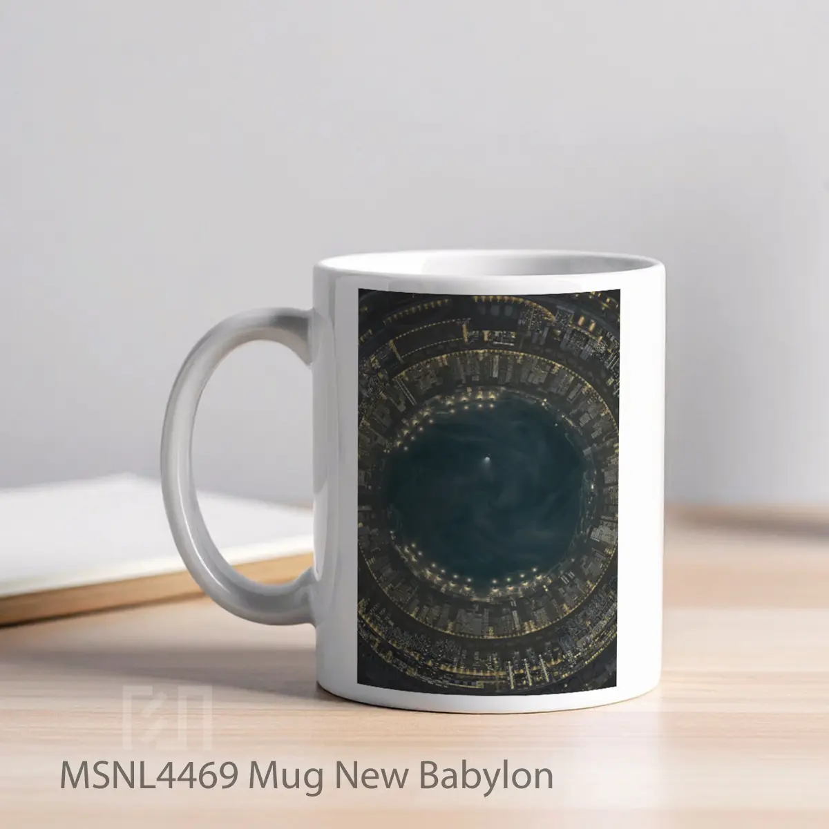 Mug New Babylon Gelas Keramik Tema Film MSNL4469 - Tampak Kiri