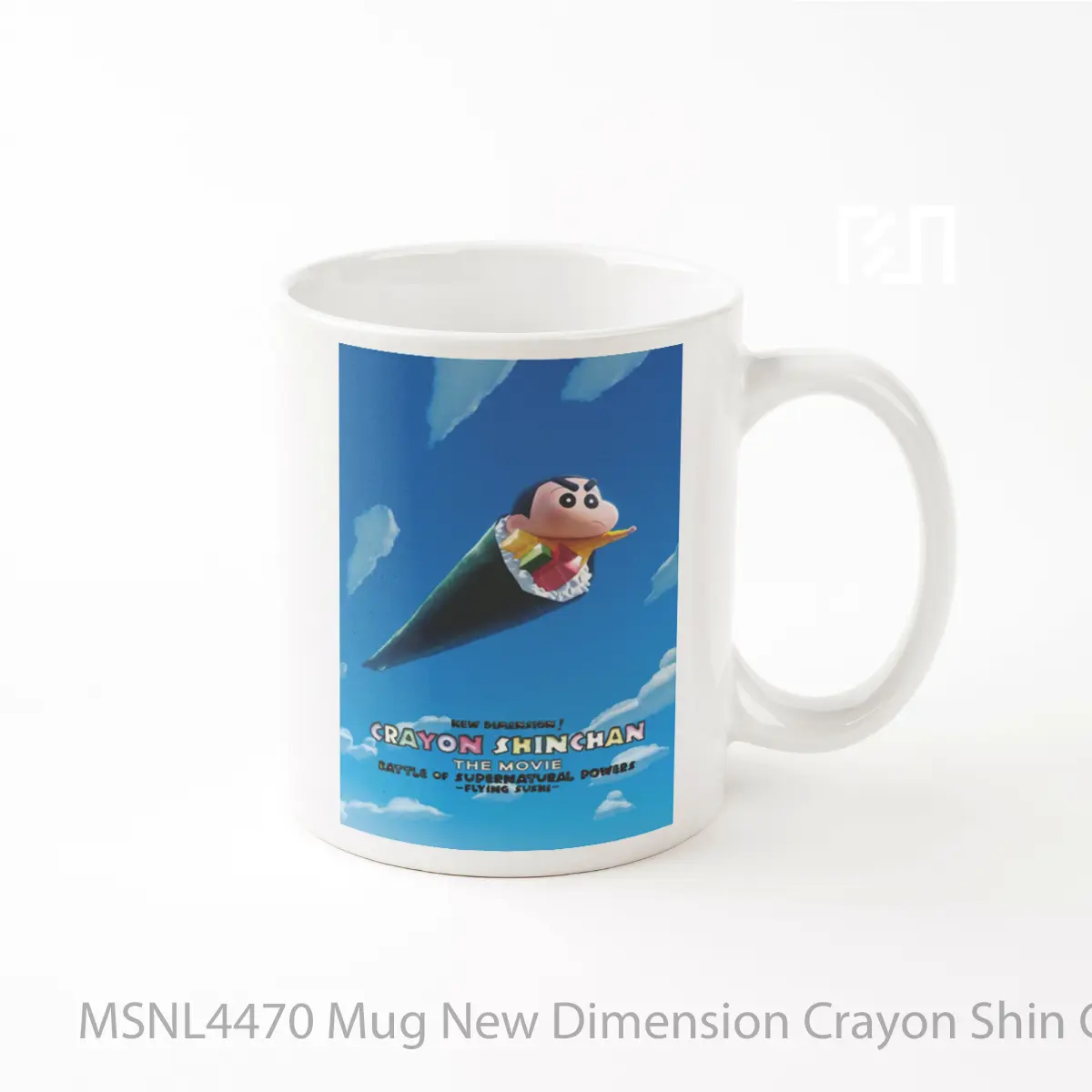 Mug New Dimension Crayon Shin Chan The Movie Battle Of Supernatural Powers Flying Sushi Gelas Keramik Tema Film MSNL4470