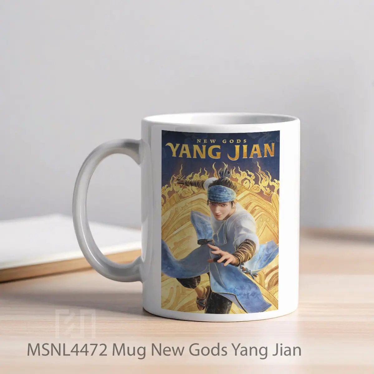 Mug New Gods Yang Jian Gelas Keramik Tema Film MSNL4472 - Tampak Kiri