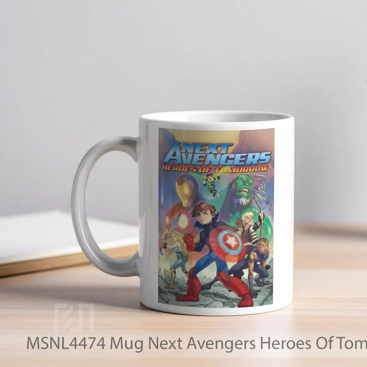 Mug Next Avengers Heroes Of Tomorrow Gelas Keramik Tema Film MSNL4474 - Tampak Kiri