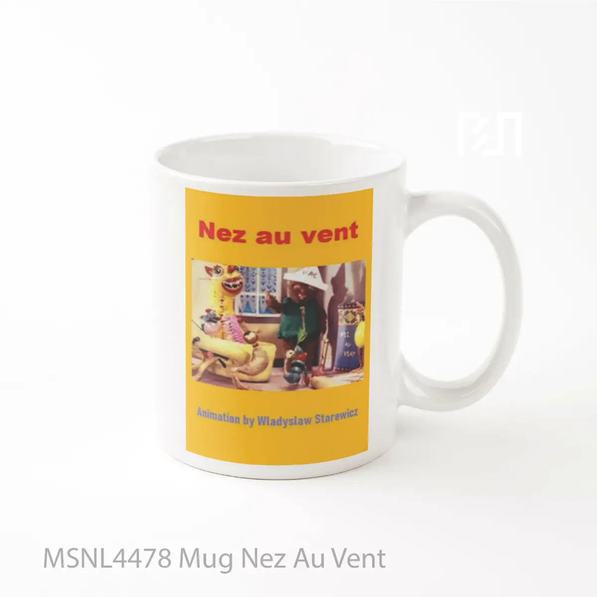Mug Nez Au Vent Gelas Keramik Tema Film MSNL4478