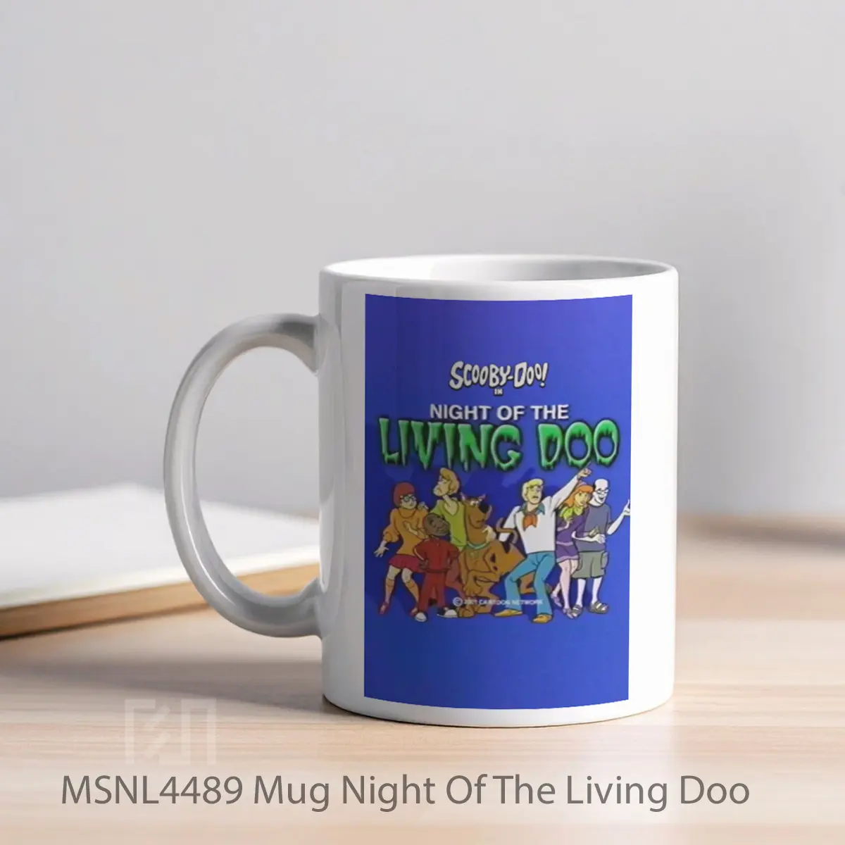 Mug Night Of The Living Doo Gelas Keramik Tema Film MSNL4489 - Tampak Kiri
