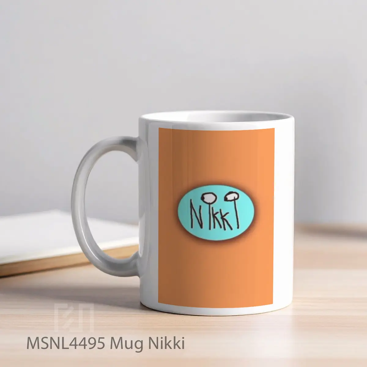 Mug Nikki Gelas Keramik Tema Film MSNL4495 - Tampak Kiri