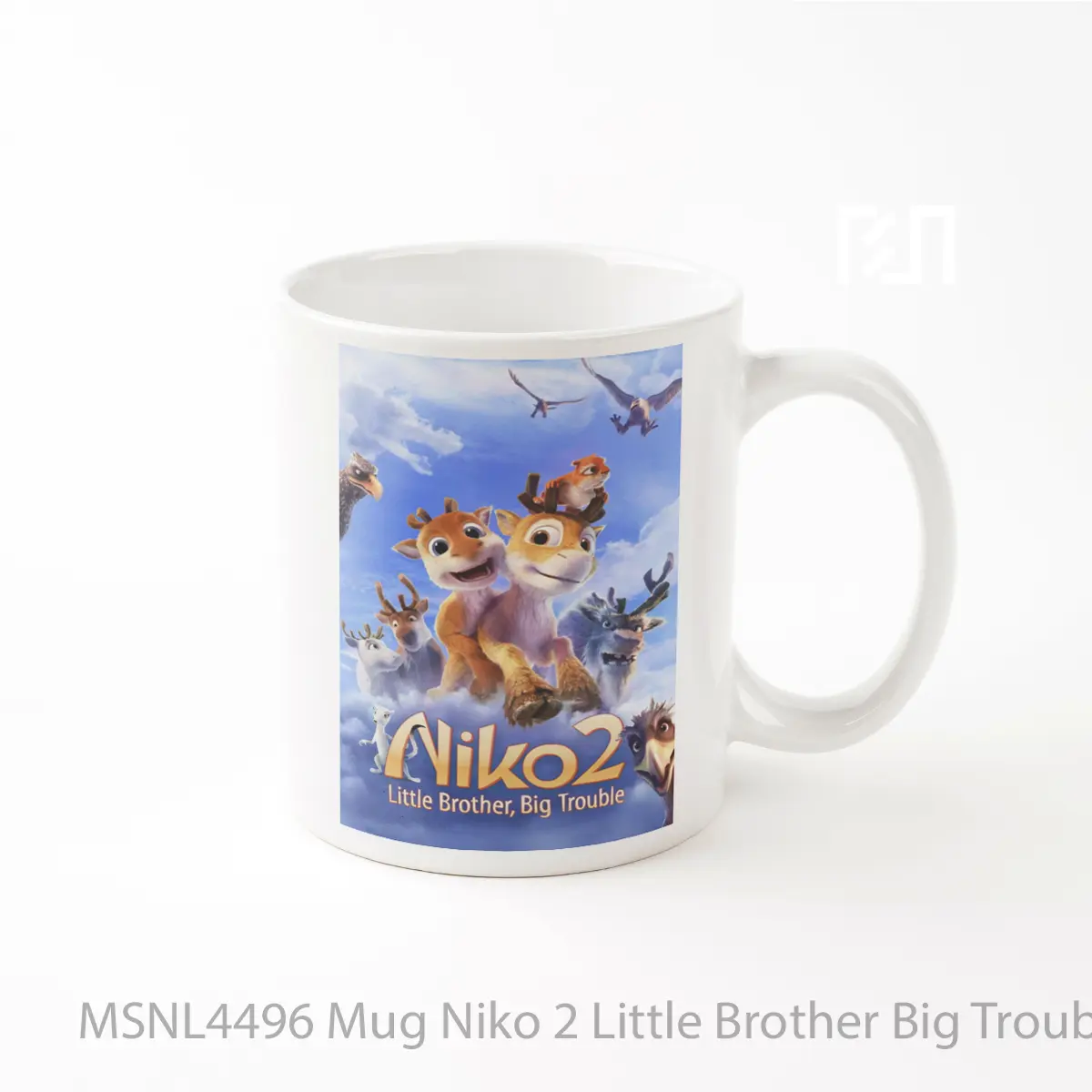 Mug Niko 2 Little Brother Big Trouble Gelas Keramik Tema Film MSNL4496