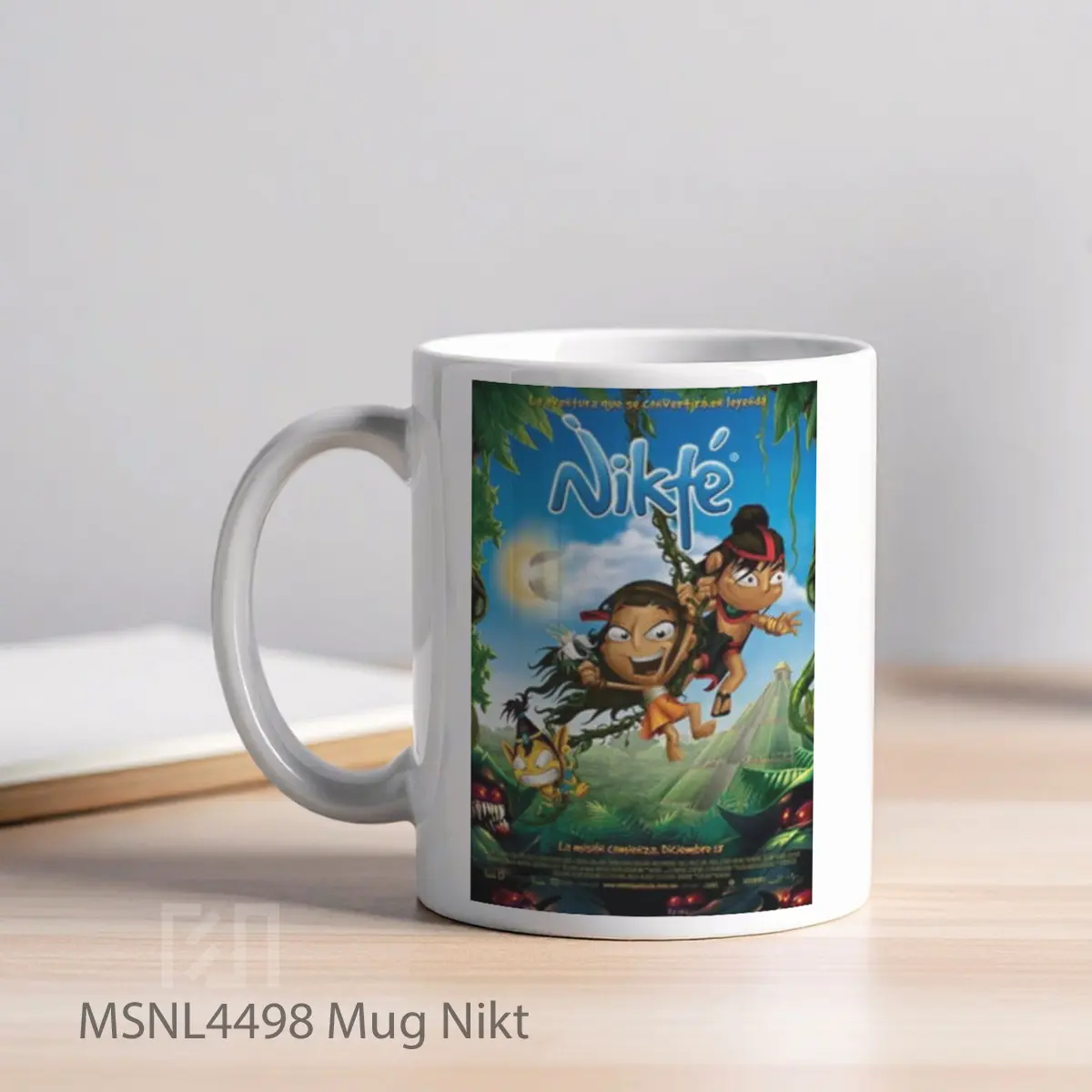 Mug Nikt Gelas Keramik Tema Film MSNL4498 - Tampak Kiri