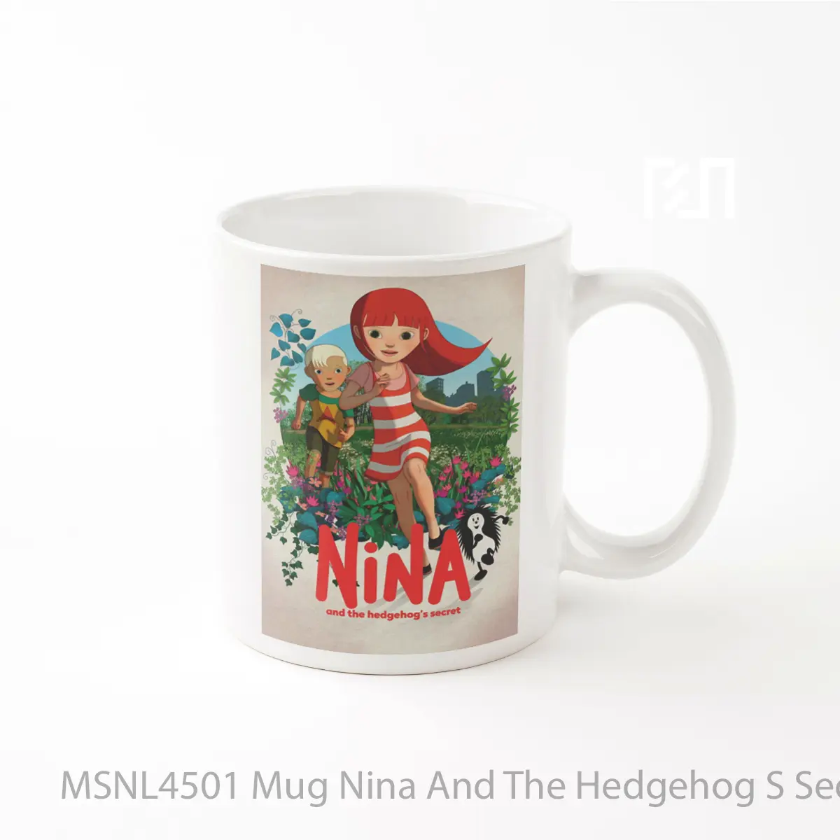 Mug Nina And The Hedgehog S Secret Gelas Keramik Tema Film MSNL4501