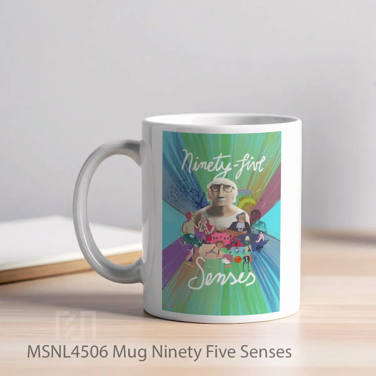 Mug Ninety Five Senses Gelas Keramik Tema Film MSNL4506 - Tampak Kiri