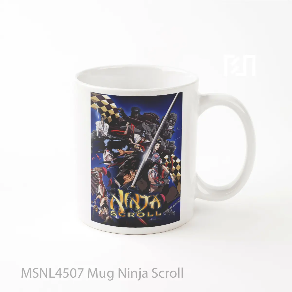 Mug Ninja Scroll Gelas Keramik Tema Film MSNL4507