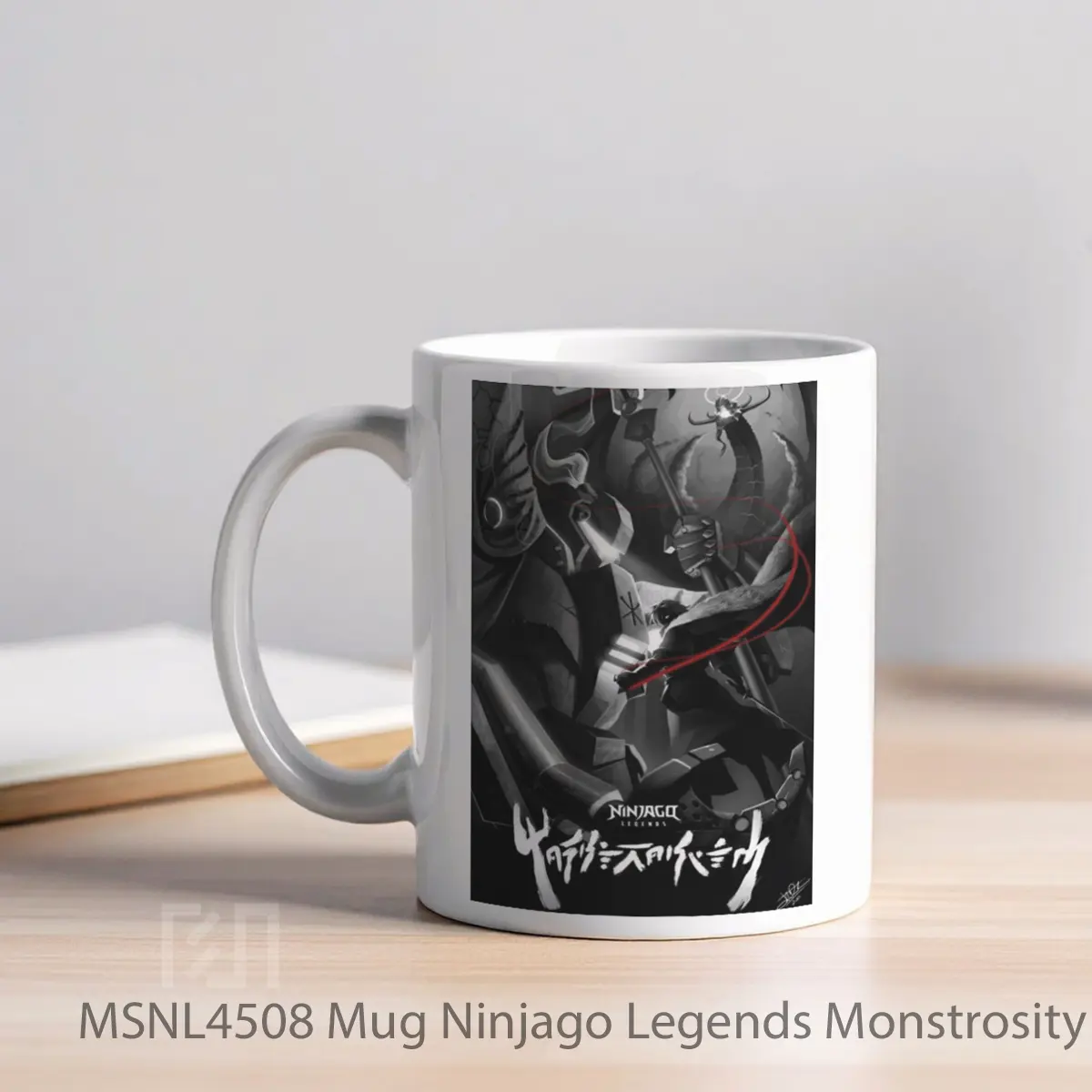 Mug Ninjago Legends Monstrosity Gelas Keramik Tema Film MSNL4508 - Tampak Kiri