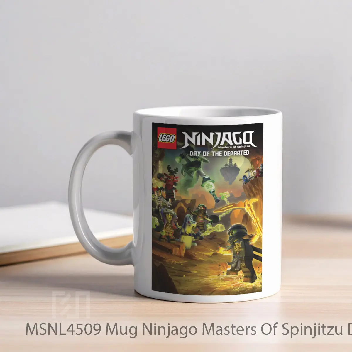 Mug Ninjago Masters Of Spinjitzu Day Of The Departed Gelas Keramik Tema Film MSNL4509 - Tampak Kiri