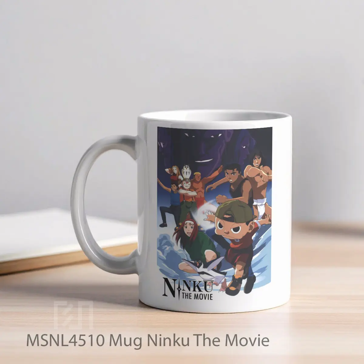 Mug Ninku The Movie Gelas Keramik Tema Film MSNL4510 - Tampak Kiri