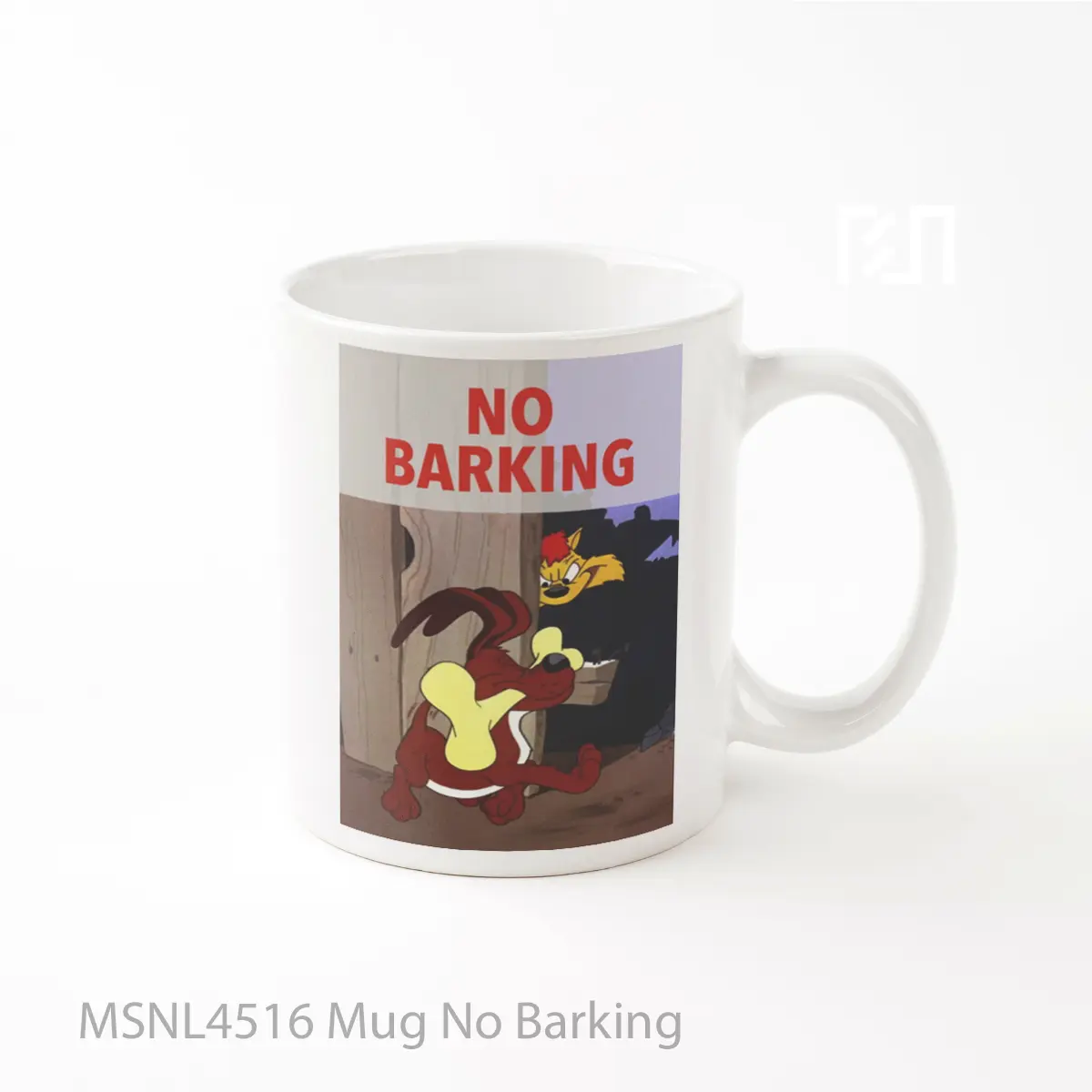 Mug No Barking Gelas Keramik Tema Film MSNL4516