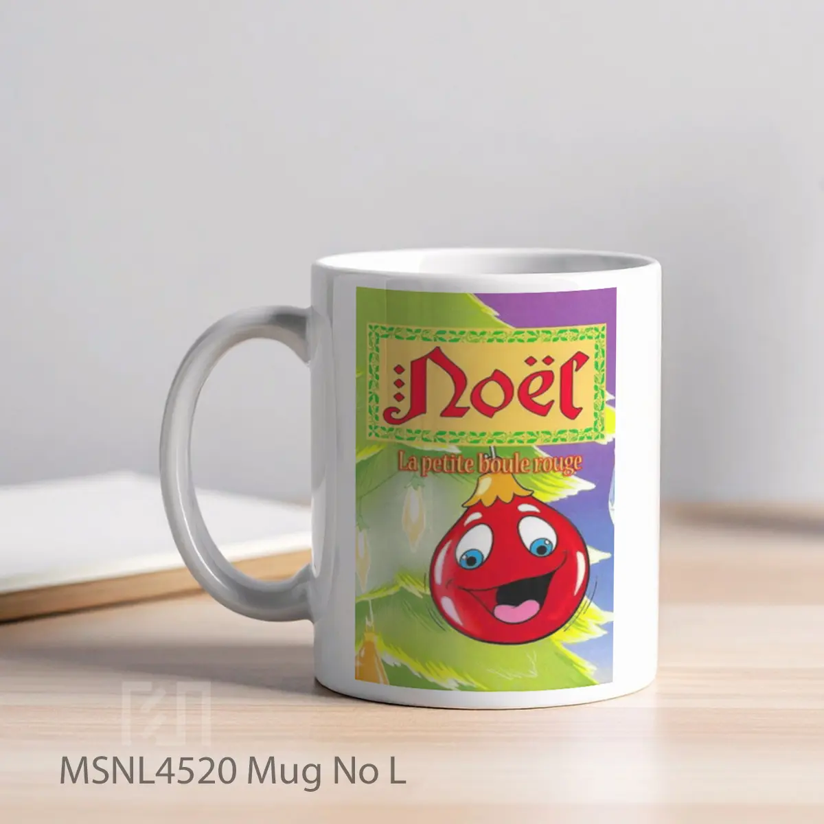 Mug No L Gelas Keramik Tema Film MSNL4520 - Tampak Kiri