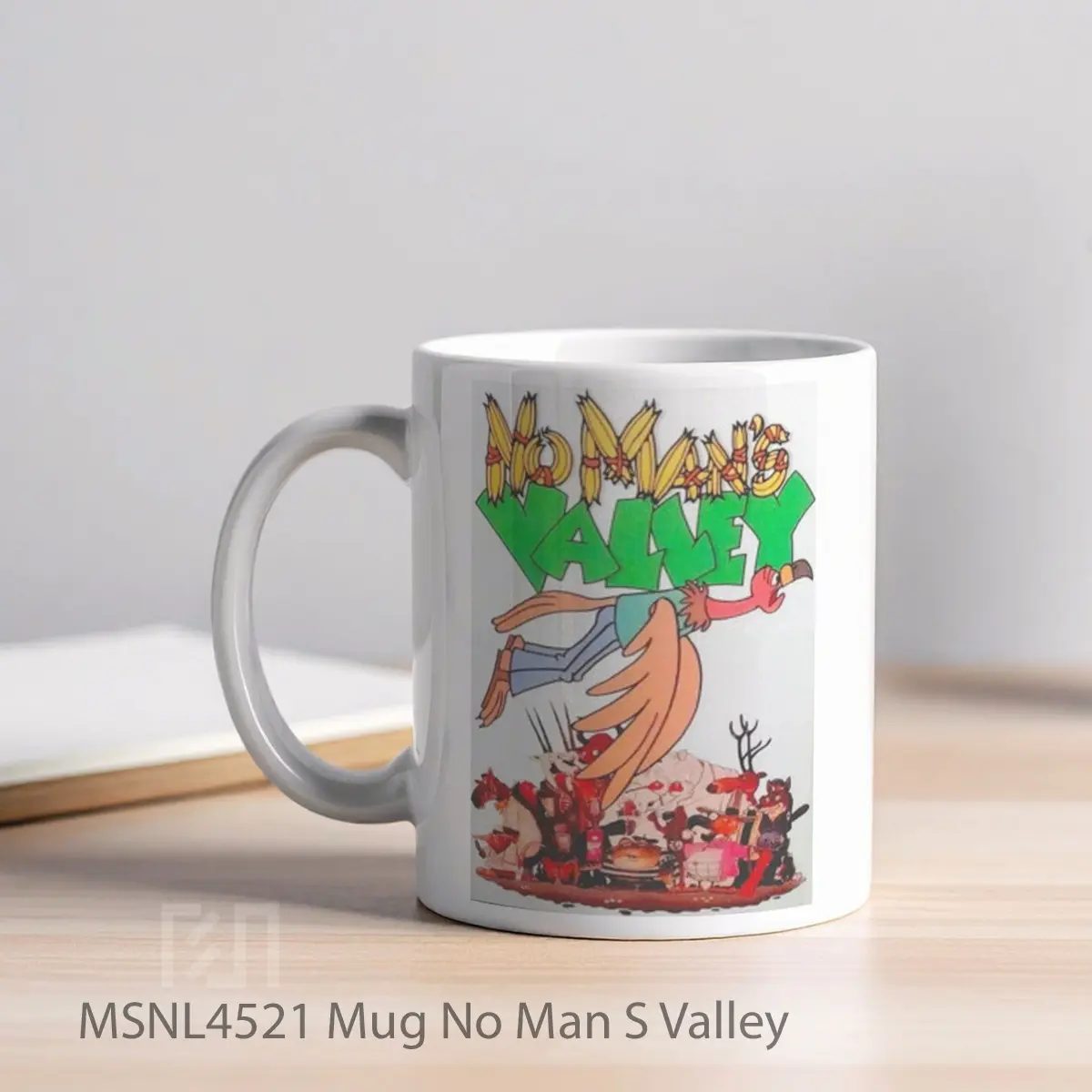 Mug No Man S Valley Gelas Keramik Tema Film MSNL4521 - Tampak Kiri