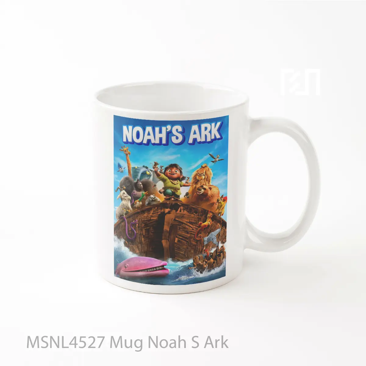 Mug Noah S Ark Gelas Keramik Tema Film MSNL4527