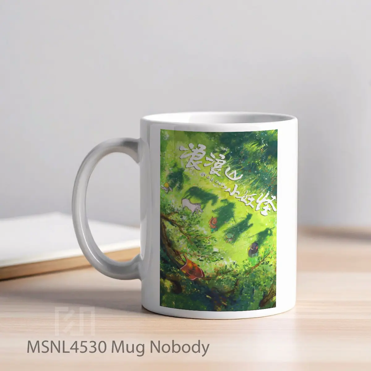 Mug Nobody Gelas Keramik Tema Film MSNL4530 - Tampak Kiri