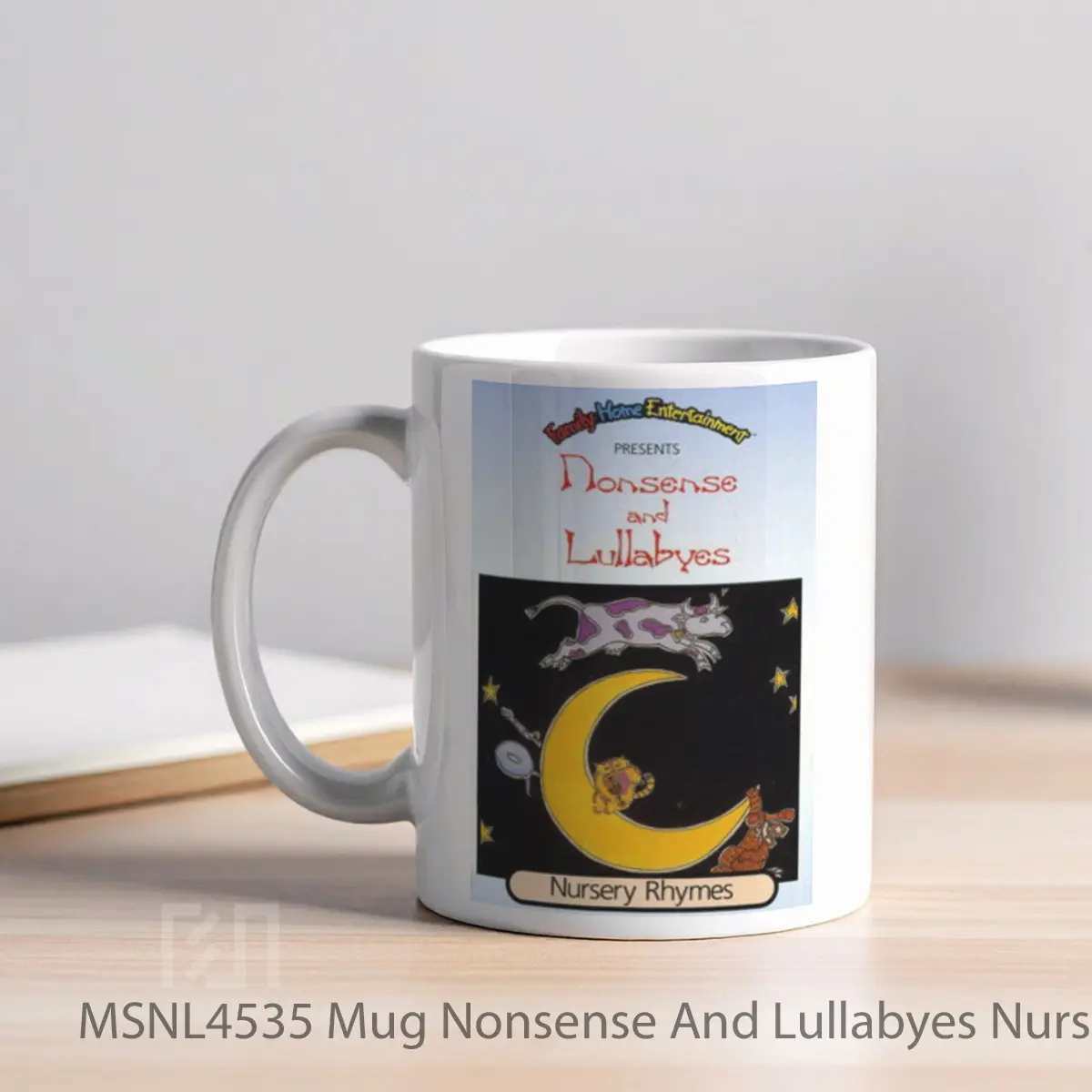 Mug Nonsense And Lullabyes Nursery Rhymes Gelas Keramik Tema Film MSNL4535 - Tampak Kiri