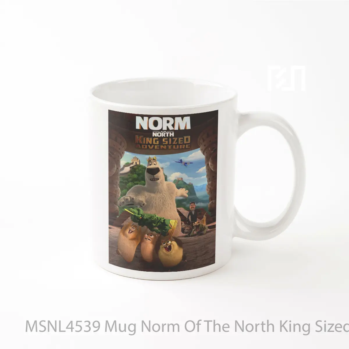 Mug Norm Of The North King Sized Adventure Gelas Keramik Tema Film MSNL4539