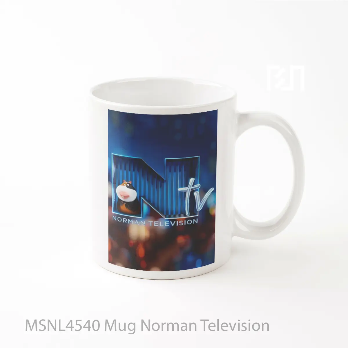 Mug Norman Television Gelas Keramik Tema Film MSNL4540