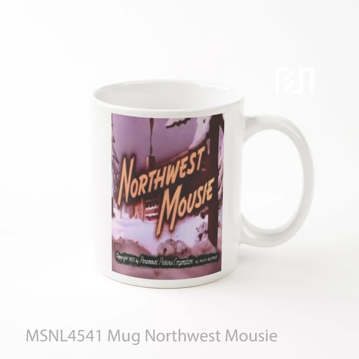 Mug Northwest Mousie Gelas Keramik Tema Film MSNL4541