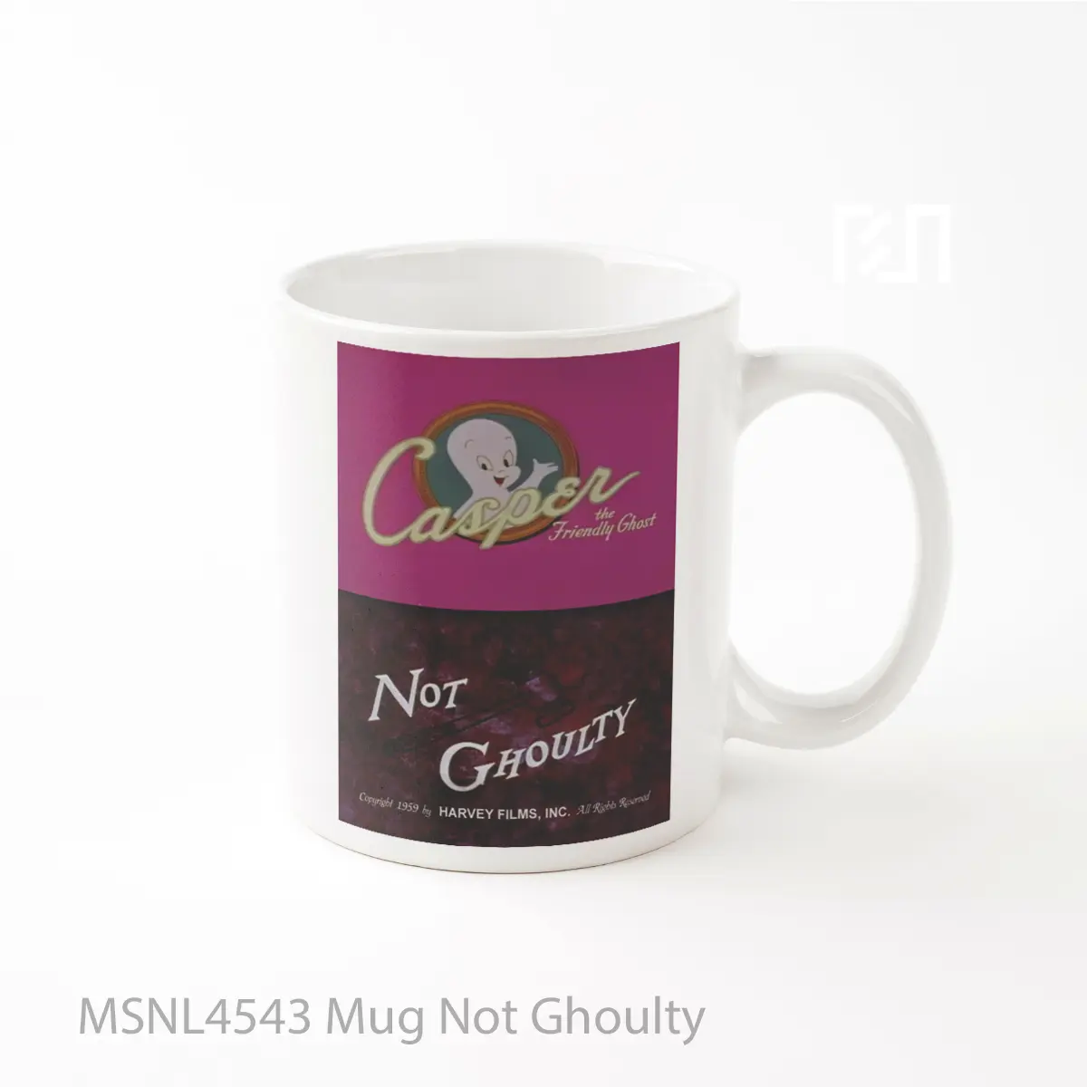 Mug Not Ghoulty Gelas Keramik Tema Film MSNL4543