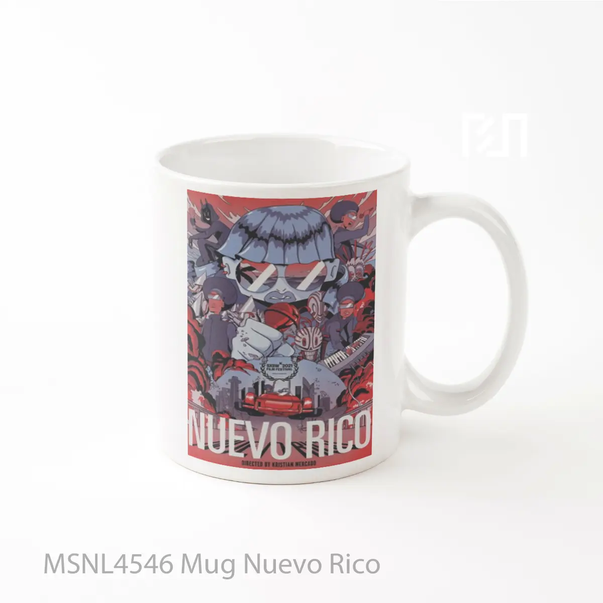 Mug Nuevo Rico Gelas Keramik Tema Film MSNL4546