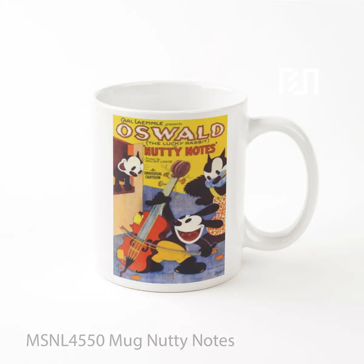 Mug Nutty Notes Gelas Keramik Tema Film MSNL4550