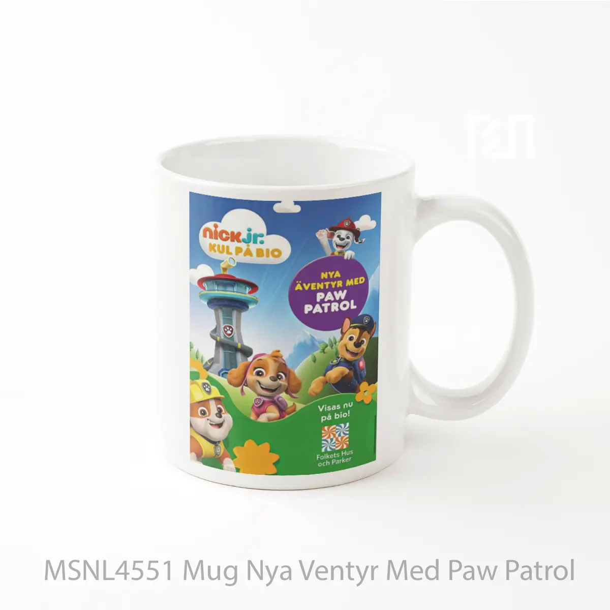 Mug Nya Ventyr Med Paw Patrol Gelas Keramik Tema Film MSNL4551