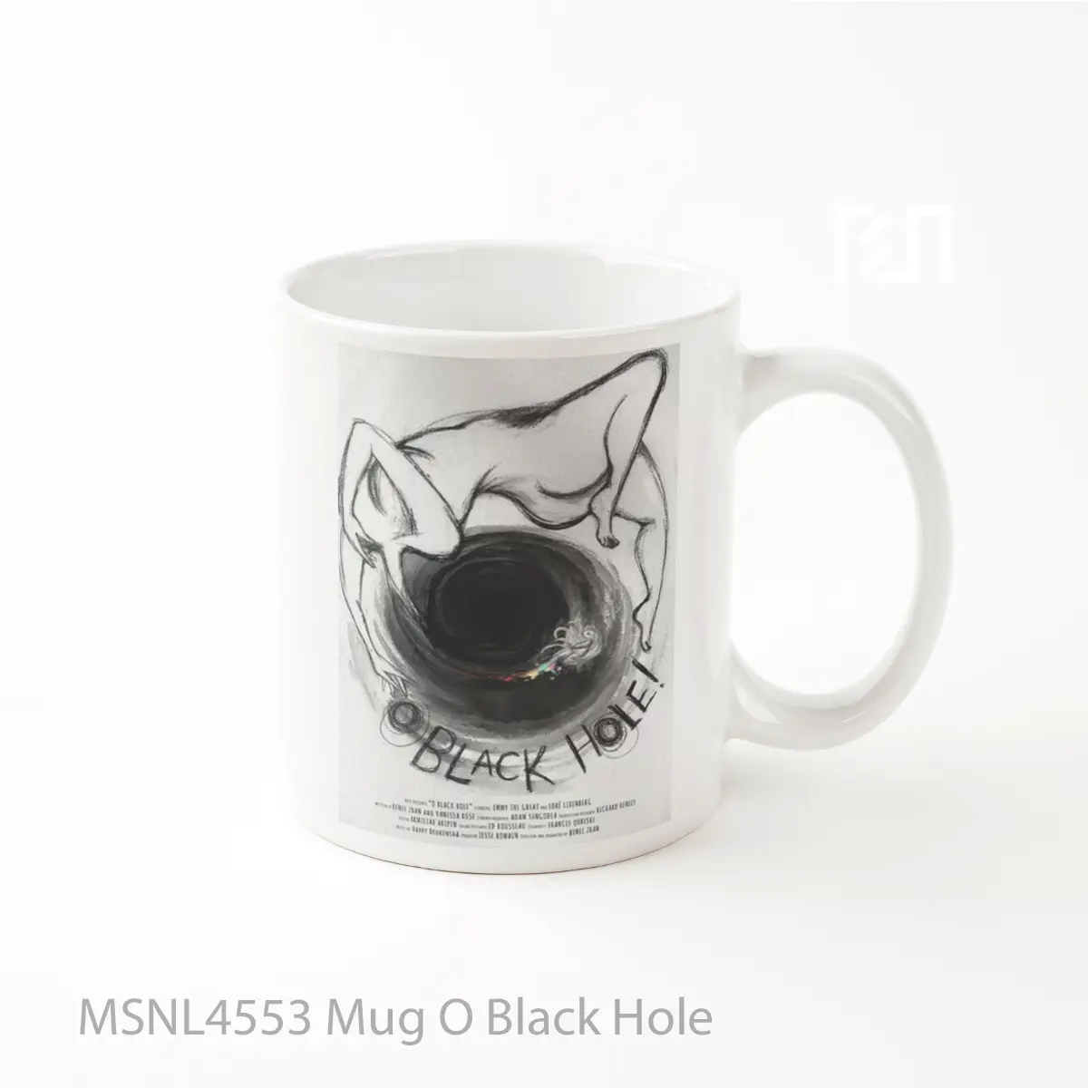 Mug O Black Hole Gelas Keramik Tema Film MSNL4553