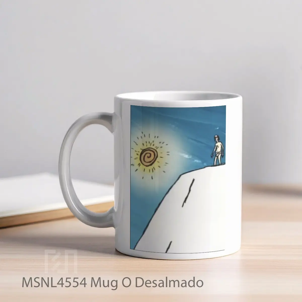 Mug O Desalmado Gelas Keramik Tema Film MSNL4554 - Tampak Kiri