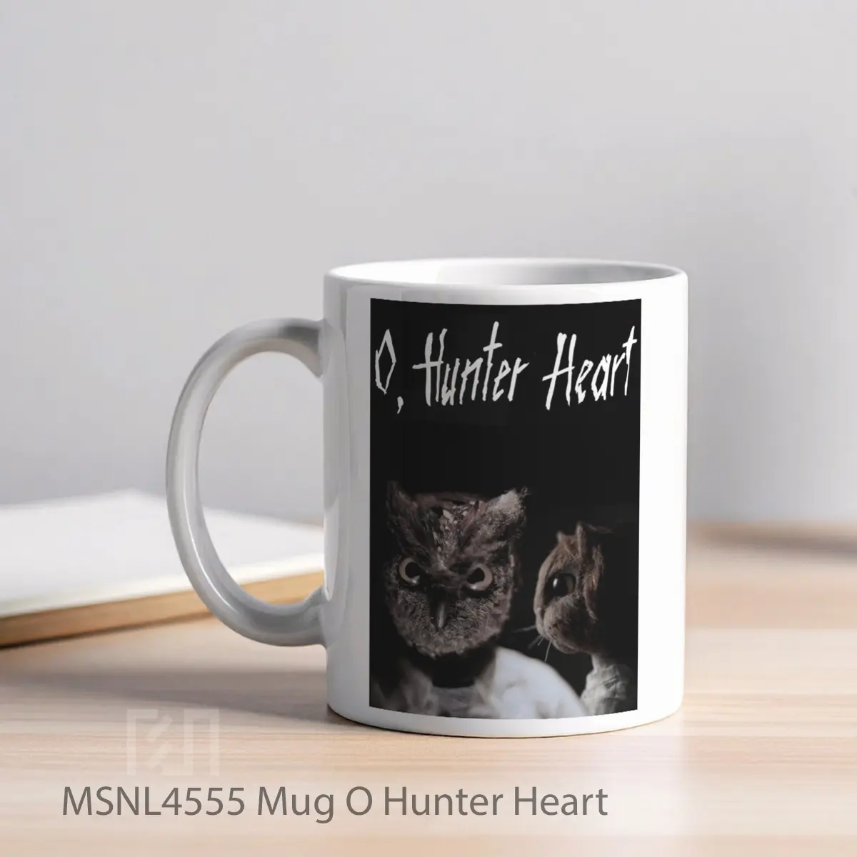 Mug O Hunter Heart Gelas Keramik Tema Film MSNL4555 - Tampak Kiri