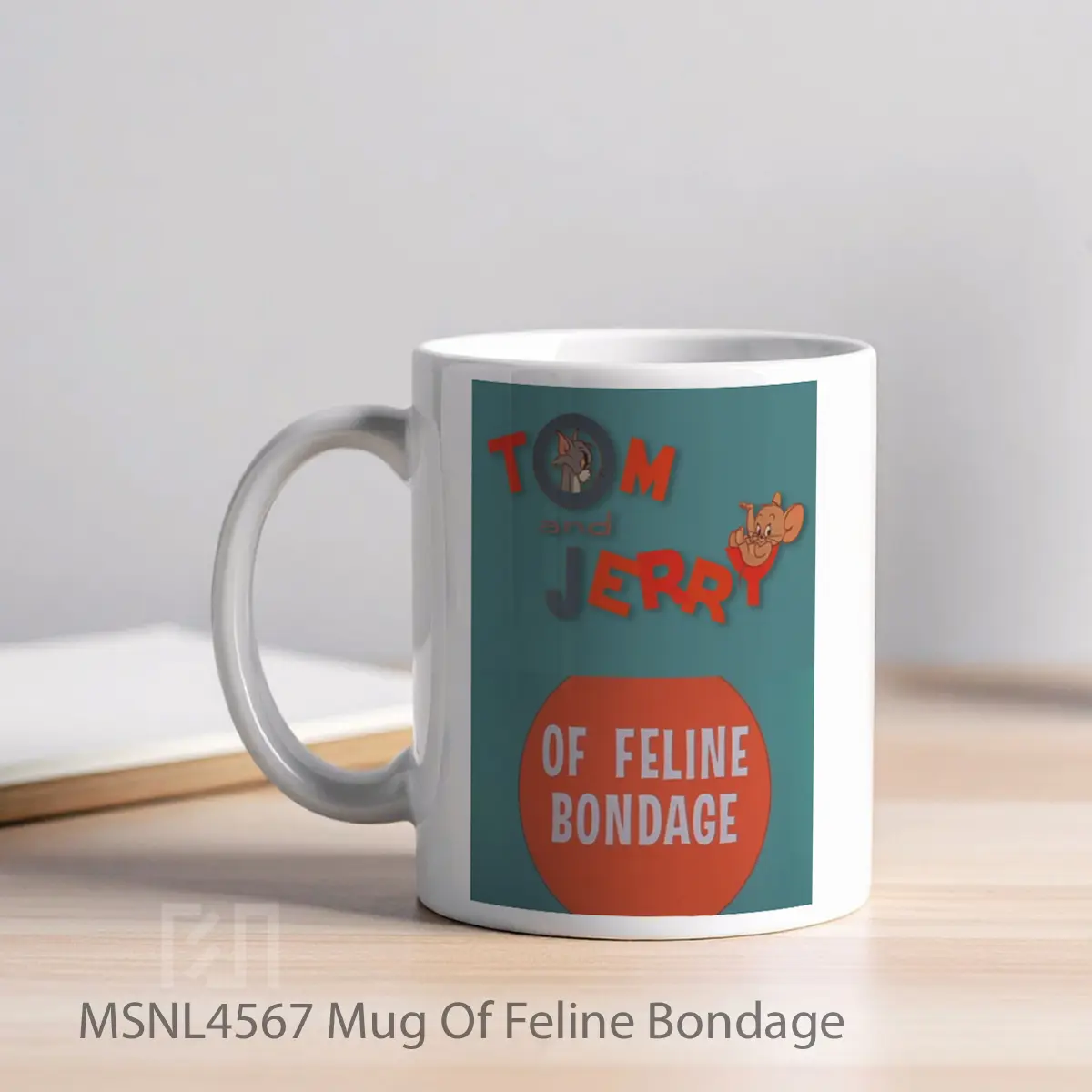 Mug Of Feline Bondage Gelas Keramik Tema Film MSNL4567 - Tampak Kiri
