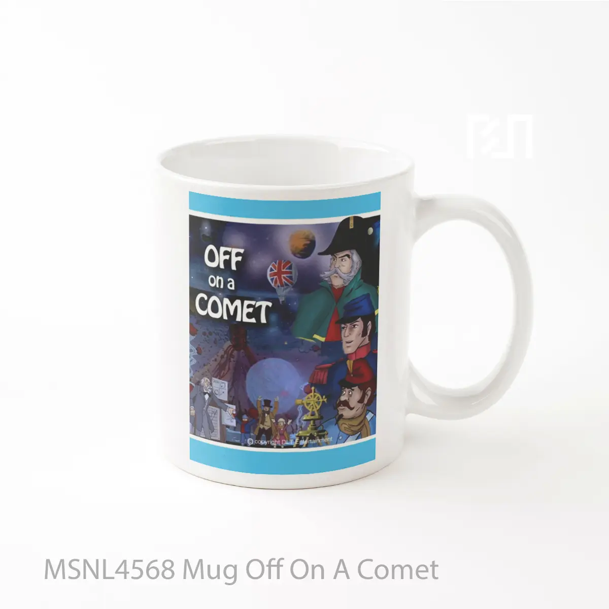Mug Off On A Comet Gelas Keramik Tema Film MSNL4568